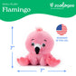 The Petting Zoo Flamingo Stuffed Animal Plushie, Gifts for Kids, Snugletz Zoologee Plush Toy, 7 in