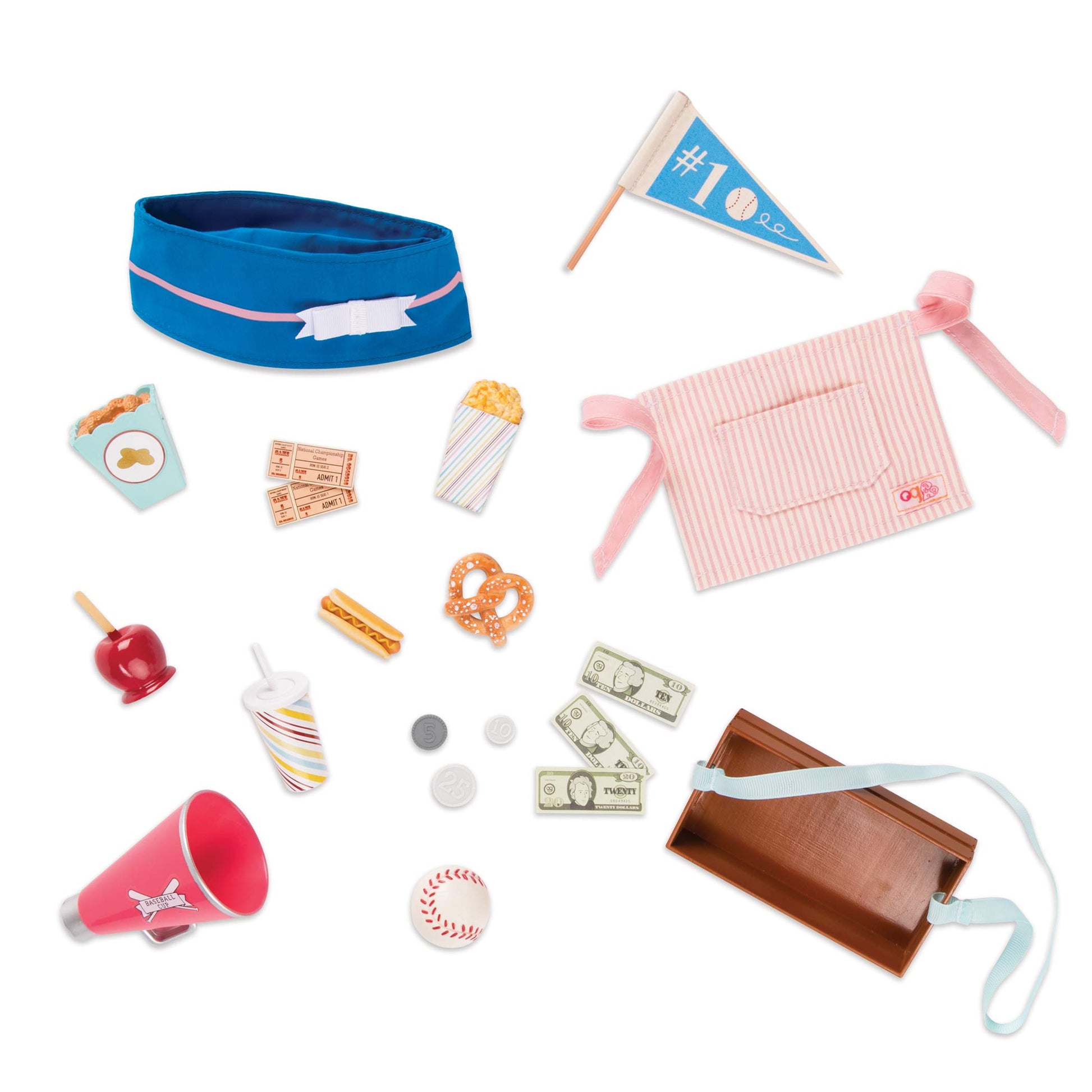 Retro Baseball Vendor Accessory Set