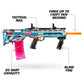 XSHOT Skins Pro Series 1 Long Shot Blaster by ZURU with 40 Darts, Air Pocket Technology Darts and Dart Storage, Outdoor Toy, Teens and Adults, Age 14+