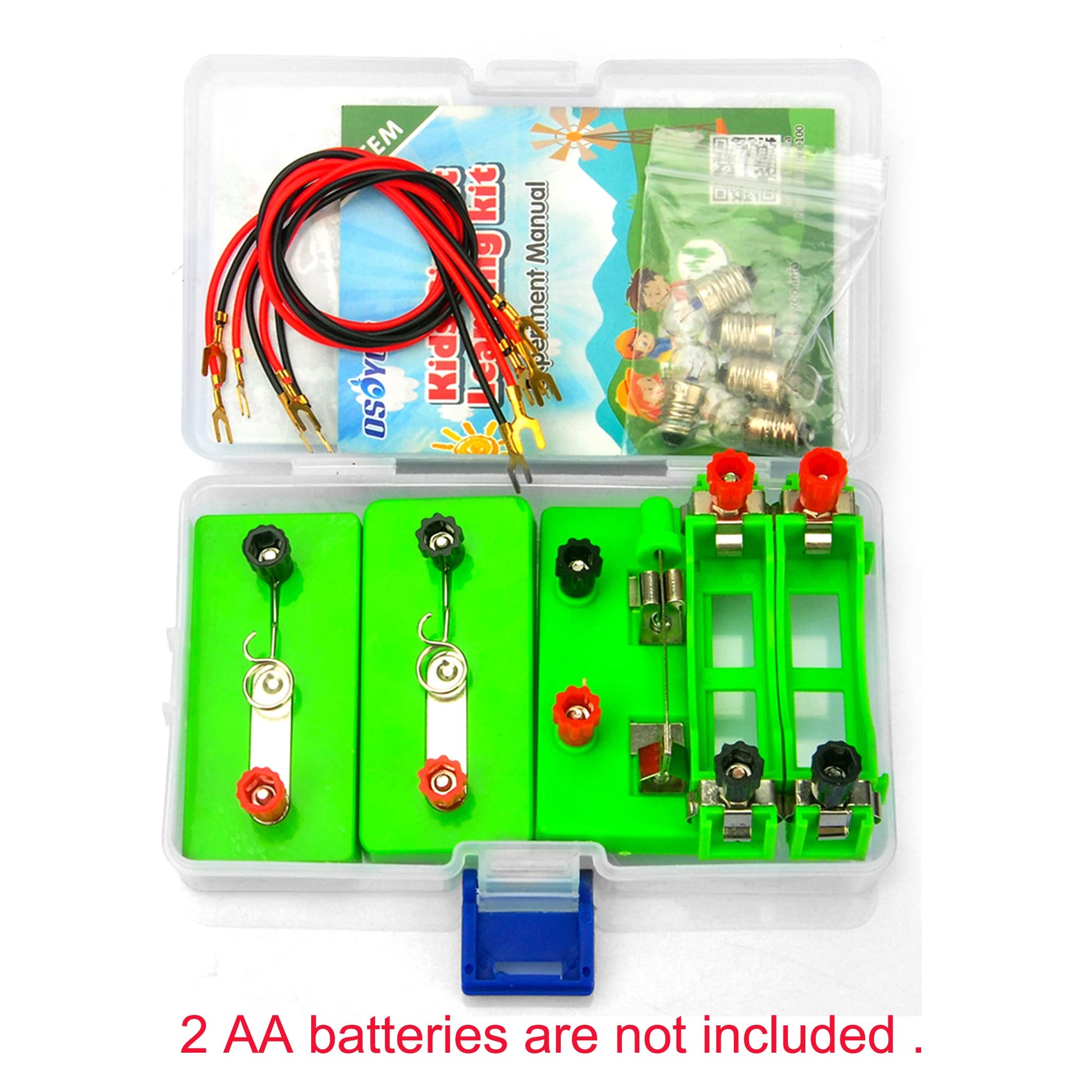 OSOYOO Electricity Circuit Learning Kit for Science Study,Series Circuit Parallel Circuit, Physics Experiments Learning Tool