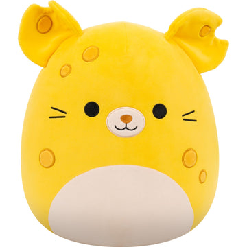 Squishmallows Original 12in Amelia the Cheese Mouse - Official Jazwares Plush (Medium-Sized)
