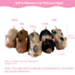 VOLOBE Silicone Piglet, 5 Inches Soft Mini Realistic Piglet with Sleeping Pad Accessories for Kids Boy Girl Birthday (Dora)