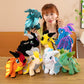 Cuddly Wings Dragon Plush Toy,Soft Fire Dragon Pillow,Pterosaur Plush Flying Dragon Plushie Toys,Wings Dragon Stuffed Animals Toy for Kids Birthday