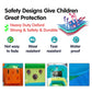 WelandFun Inflatable Water Slide Park for Kids Backyard, Inflatable Bounce House with Air Blower - Bouncy Castle with Climbing Wall, Jumping, Water