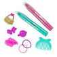 Hamstars - Monica - Includes (2) Hair Chalks and Accessories - Adjustable Hair Length - Secret Tattoo That Appears in Sunlight - Ages (3+)