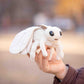 TAMMYFLYFLY Lifelike Moth Plush Toy,Cute Poodle Moth Stuffed Animal, Insect Model Toy, 7 Inches Soft Toy