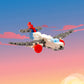 PLUS PLUS Airplane - Building Block Model Plane Kit, Mini Waffle Blocks Pieces - 3D Puzzle Stem Toy for Kids, Birthday Gift for Boy Girl