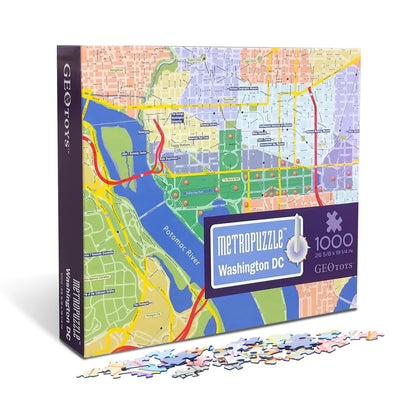 Metropuzzle, 27"x19" Washington, D.C. Jigsaw Puzzles 1000 Pieces for Adults