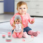 SUKIPIN Baby Doll Bath Set, Baby Dolls for 5 Year Old Girls for Easter Basket Stuffers, Doll Bathtub Toys for 3 4 5 Years Old Girl Birthday Gifts