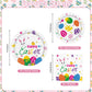 150 Pcs Happy Easter Plates and Napkins - Easte Egg Paper Dinnerware Set, Cute Eastes Rabbit Dinner Dessert Plates Luncheon Napkins Tableware