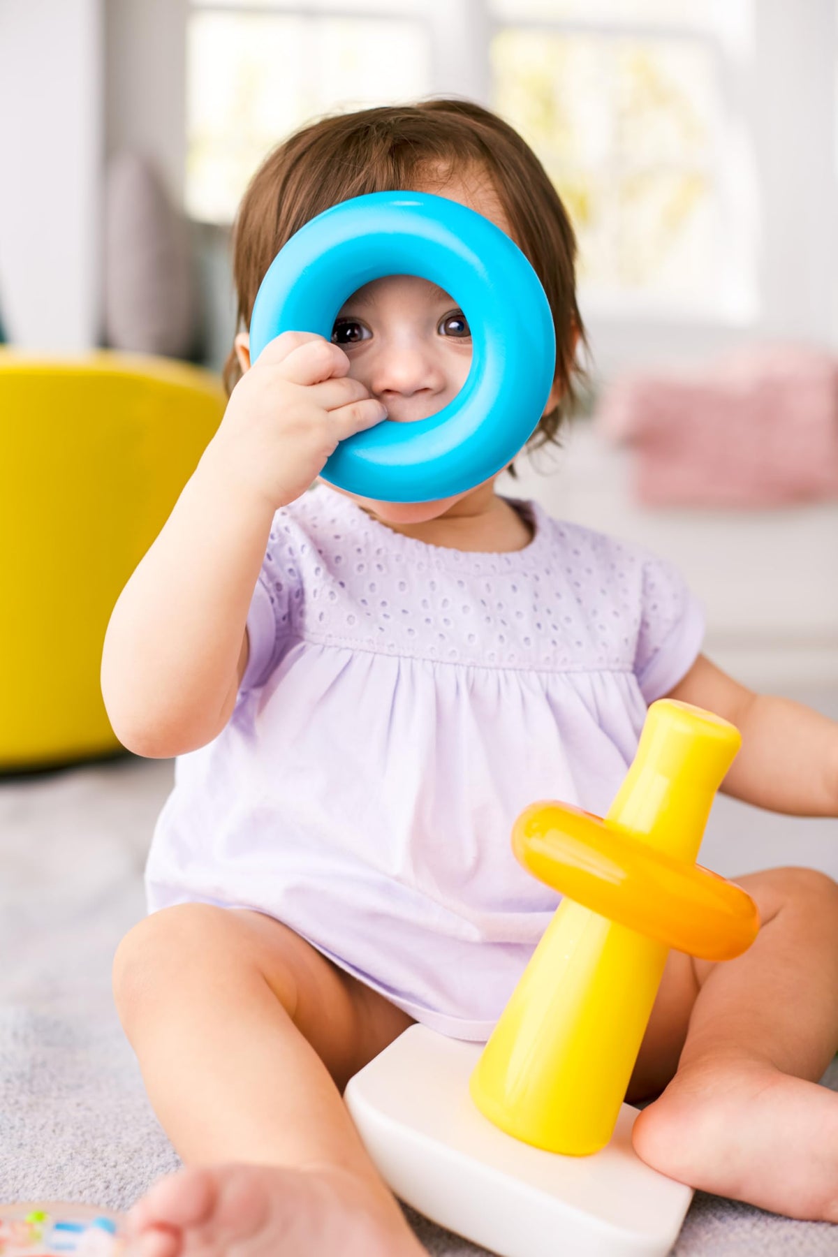 Fisher-Price Rock-a-Stack Baby Ring Stacking Toy