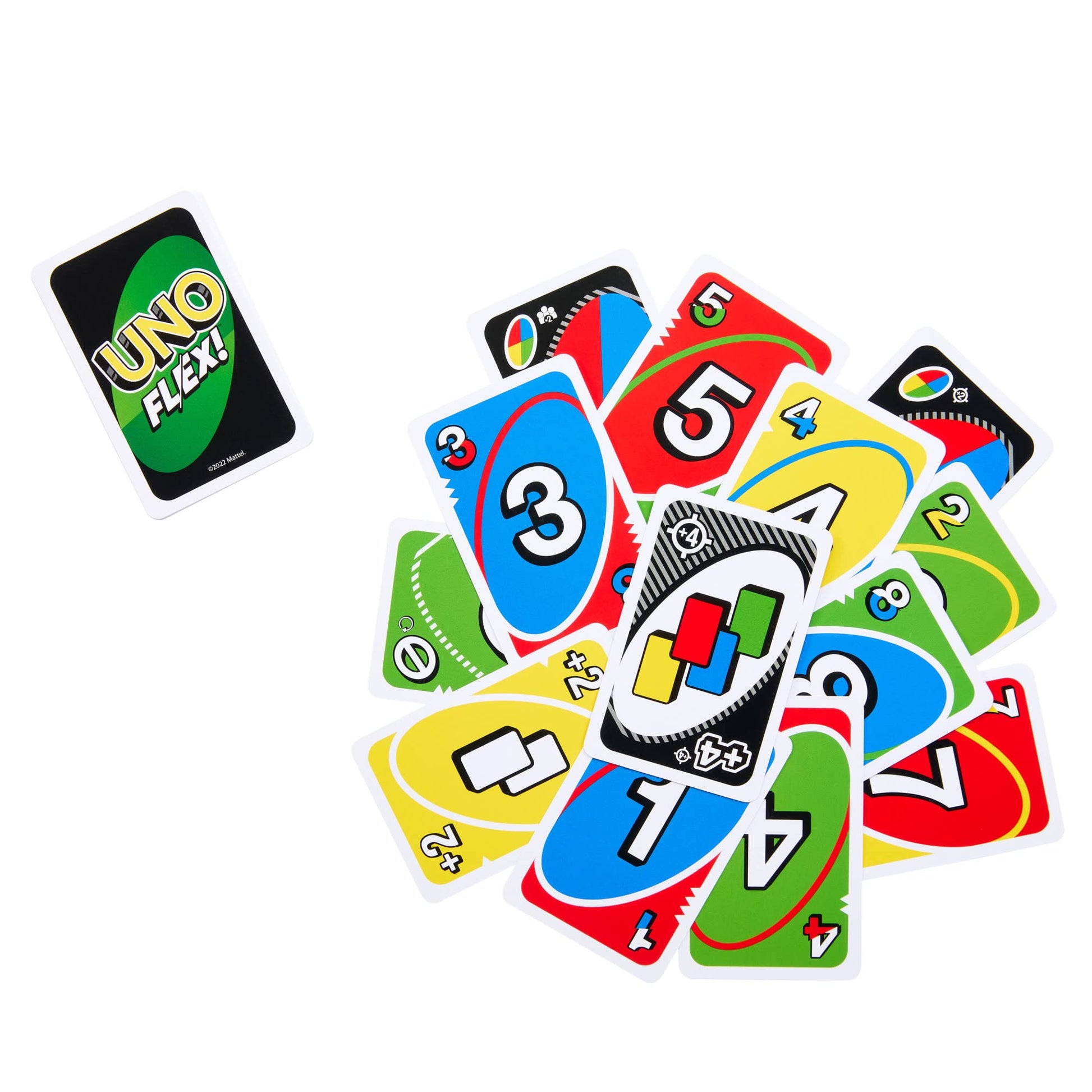 UNO Flex Card Game, Fun Games for Adult And Party Game Night, 2 To 6 Players
