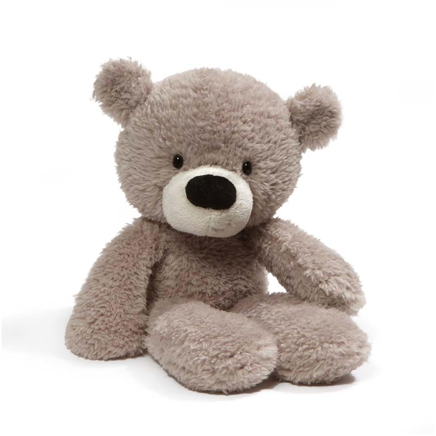 GUND Fuzzy 13.5-Inch Classic Gray Teddy Bear Plush Toy for Ages 0+