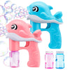 JOYIN 2 Bubble Guns Kit, Whale Automatic Bubble Maker Blower Machine with 4 Solutions for Kids, Summer Toy, Birthday, Outdoor & Indoor Activity