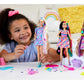 Barbie Totally Hair Doll, Heart-Themed with 8.5-inch Fantasy Hair & 15 Styling Accessories (8 with Color-Change Feature)