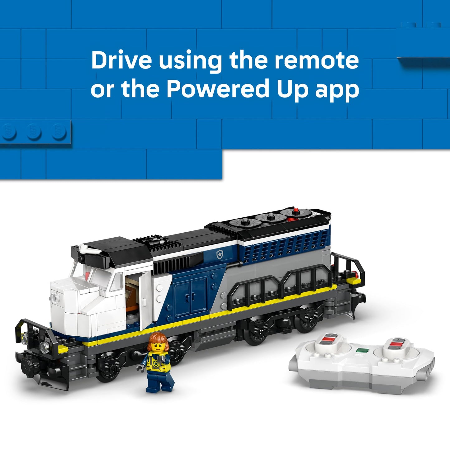 LEGO City Police Train Heist Building Toy - Train Set with Police Car Toy for Boys & Girls, Ages 7+ - Pretend Play Set for Kids - Gifts for Birthdays