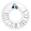 Rae Dunn x CocoNut Float Junior Ring Float, Keep Calm and Kick Theme, 32