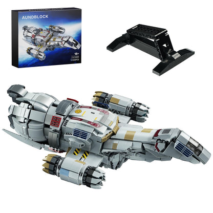 Firefly-Class Spaceship Building Set, Sci-Fi Space Wars Ship Model Toys, Compatible with Lego, Collectible Creative Building Blocks for Adults, Aged