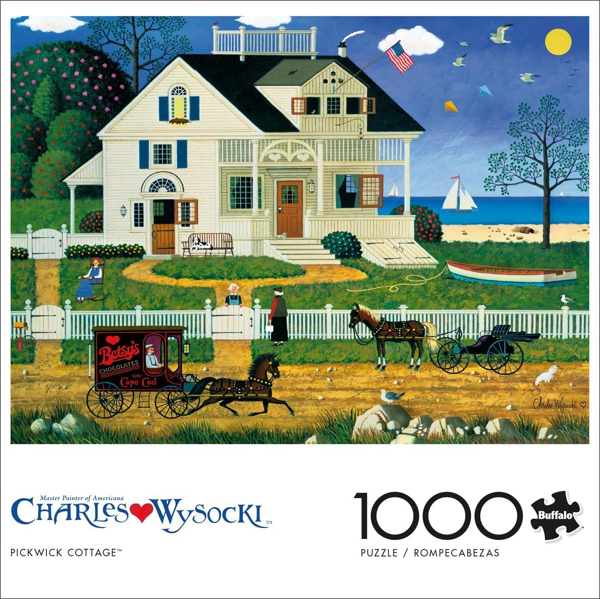 Buffalo Games - Charles Wysocki Pickwick - 1000 Piece Puzzle for Adults