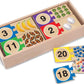 Melissa & Doug Self-Correcting Wooden Number Puzzles with Storage Box (40 pcs)