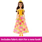 MATTEL Disney Princess Flower Fashion Belle Doll With 20 Charms, Customizable Skirt & Storage Case