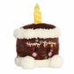 Aurora® Adorable Palm Pals™ Choco B'day Cake™ Stuffed Animal - Fun Collectible Plush for Kids and Adult Collectors - Perfect for Decorating Rooms