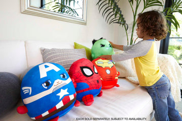 Marvel Cuutopia 10-inch Hulk Plush Character, Super Hero Soft Rounded Pillow Doll, Collectible Gift for Kids & Fans Ages 3 Years Old & Up