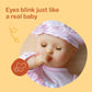 Melissa & Doug Mine to Love Jenna 12" Baby Doll with Moving Eyes, Thumb & Pacifier Sucking Action, Doll Clothes & Accessories, Toddler Toys for Girls