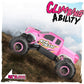 Double E Pink Monster Truck Remote Control Car for Girls