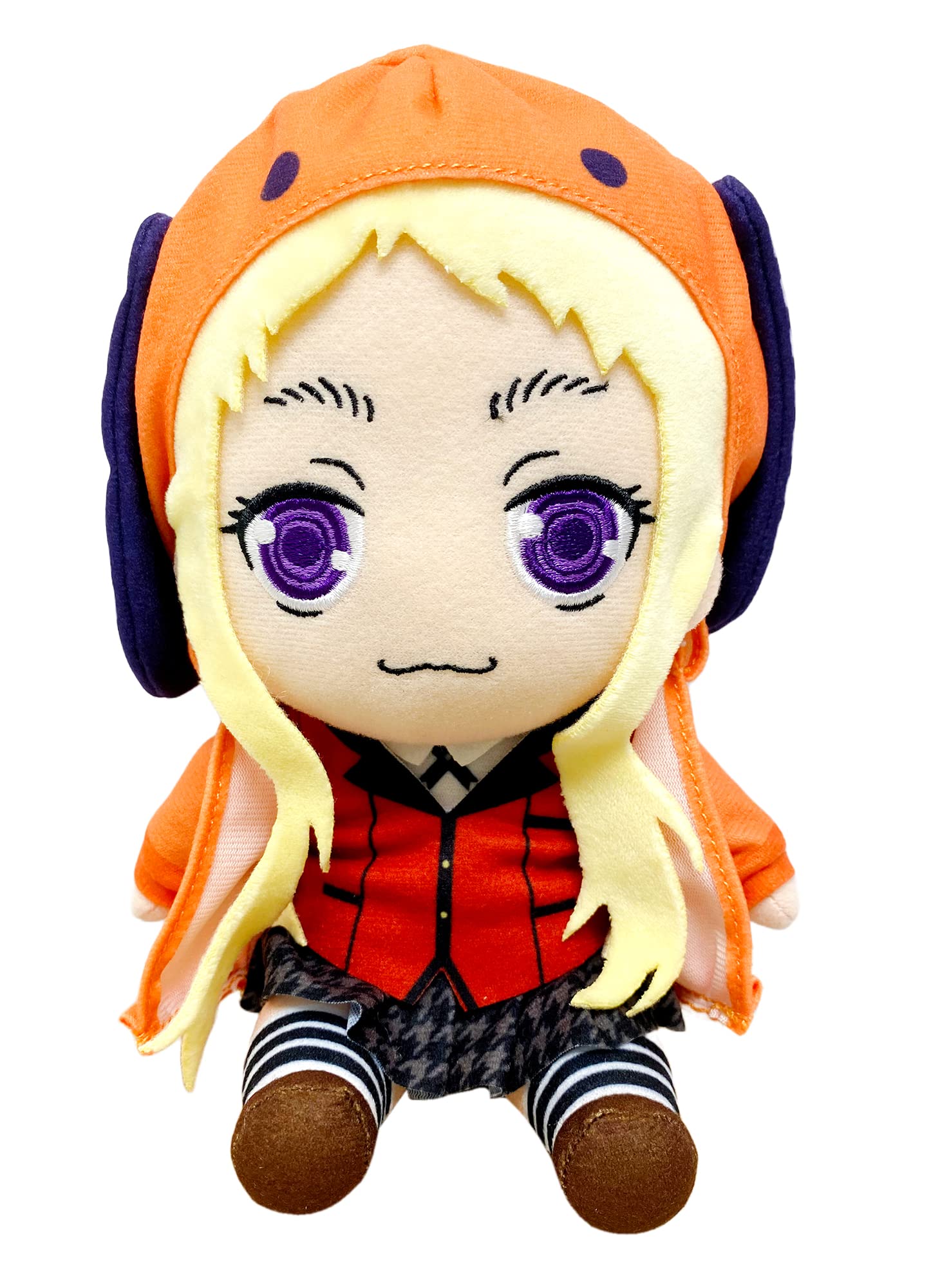 Great Eastern Entertainment Kakegurui - Runa Yomozuki Sitting Pose Plush 6" H