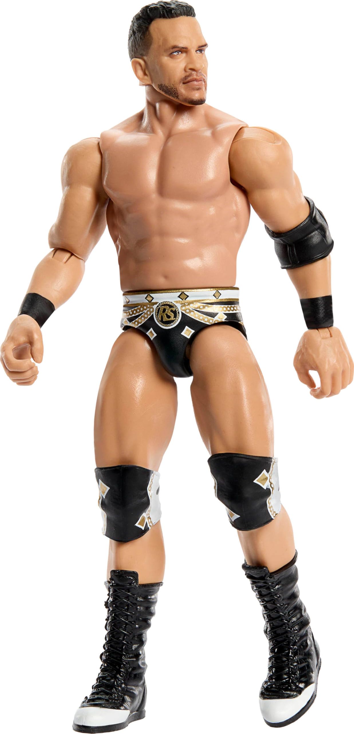 Mattel WWE Ricky Saints Action Figure, Main Event Series #164, 6-inch Collectible Superstar with 14 Articulation Points & Life-Like Look