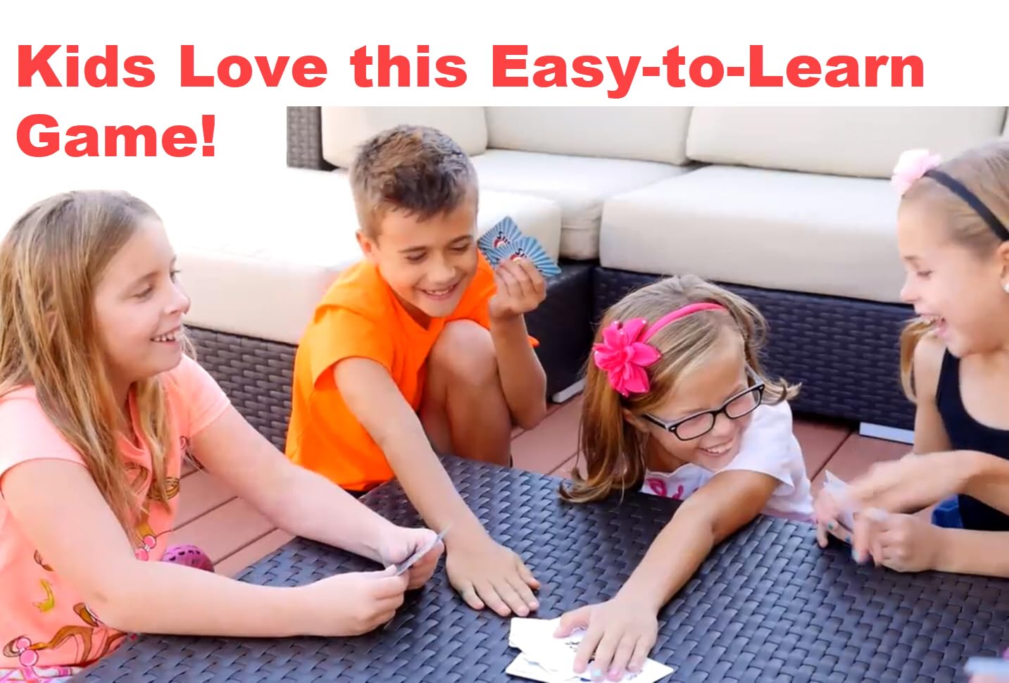 Arizona GameCo Smack it! Card Game for Kids - Fun and Easy to Learn - a Fun Game for Kids or Birthday Gift Idea - Boy or Girl Ages 6-12