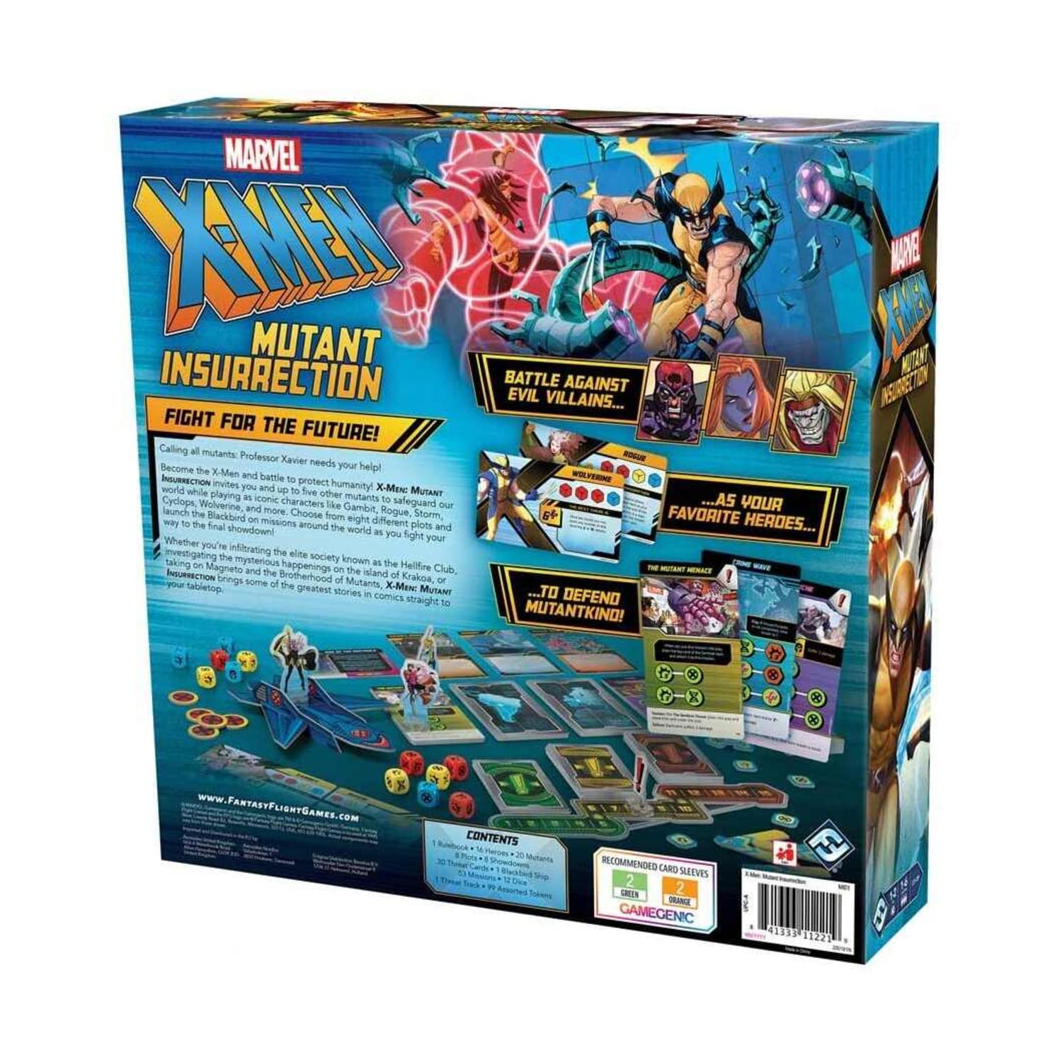 X-Men Mutant Insurrection Board Game - Action-Packed Combat Strategy Game, Cooperative Game for Kids & Adults, Ages 14+, 1-6 Players, 1 Hour Playtime