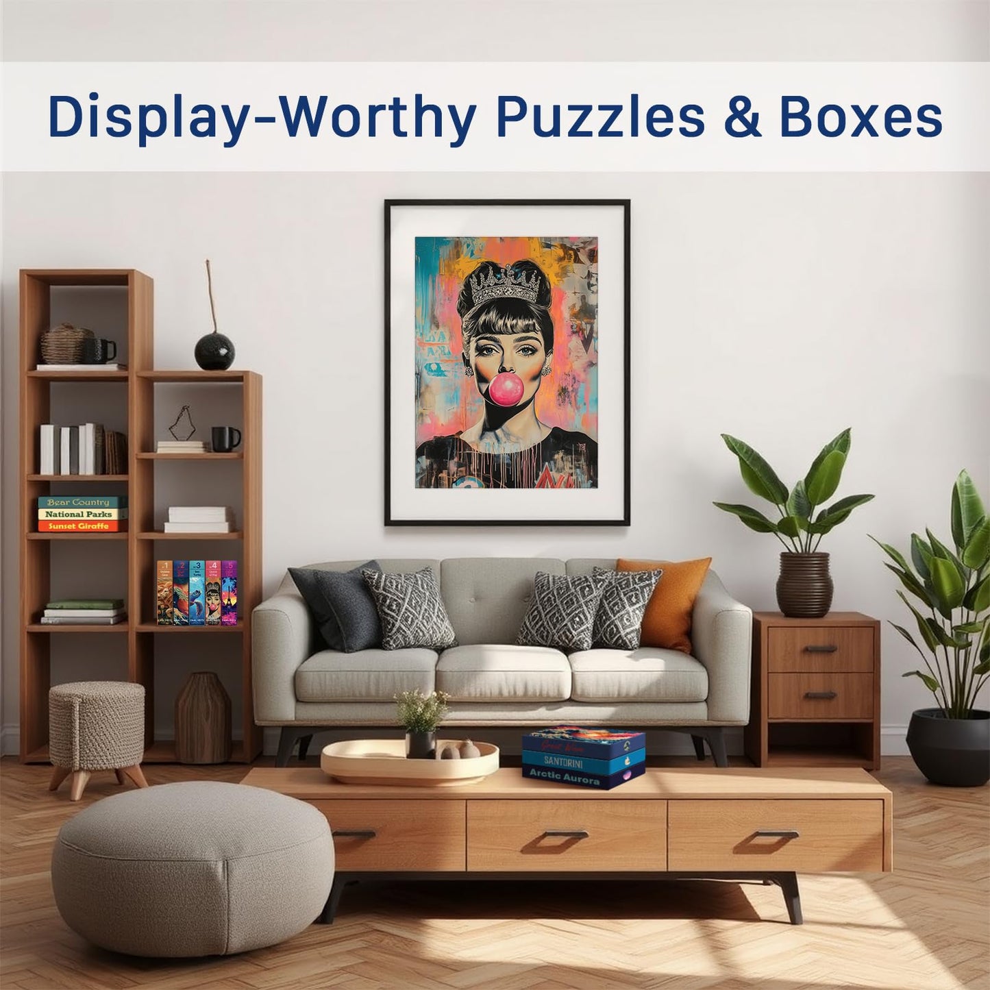 Queen of Pop (#4) - 1000 Piece Jigsaw Puzzle for Adults | Premium European Blue Board | Satin Low-Glare Finish | Ribbon Cut | Bonus Poster |