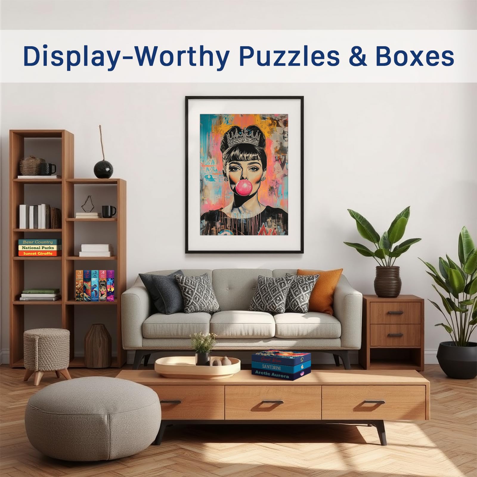 Queen of Pop (#4) - 1000 Piece Jigsaw Puzzle for Adults | Premium European Blue Board | Satin Low-Glare Finish | Ribbon Cut | Bonus Poster |