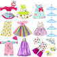 WONDOLL 10-Sets Doll-Clothes for American-14-inch-Dolls - Compatible with 14.5-inch-Dolls Handmade Clothes and Outfits Accessories Christmas Birthday