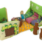 Pockets of Learning Goldilocks and The Three Bears Fabric Interactive Pretend Soft Play Activity Set