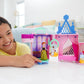 Mattel Disney Frozen Toys, Anna Doll House Stackable Castle with Small Doll, Olaf Figure & 7 Furniture & Accessories, Inspired by the Movie