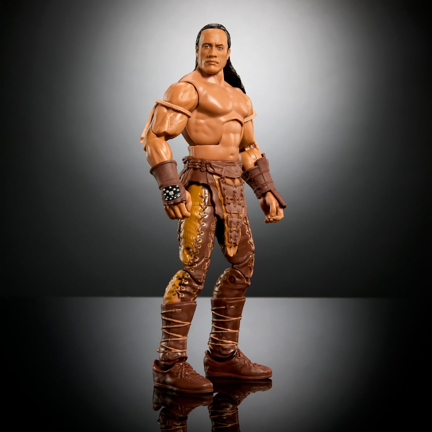 Mattel WWE Elite Action Figure & Accessories, 6-inch Collectible The Rock as the Scorpion King with 25 Articulation Points & Swappable Hands