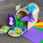 Open The Joy Anxiety Management Box for Kids - DIY Wooden Mailbox, Air-Dry Clay Kit, Origami Crafts, Confidence Cards, and Emotional Learning