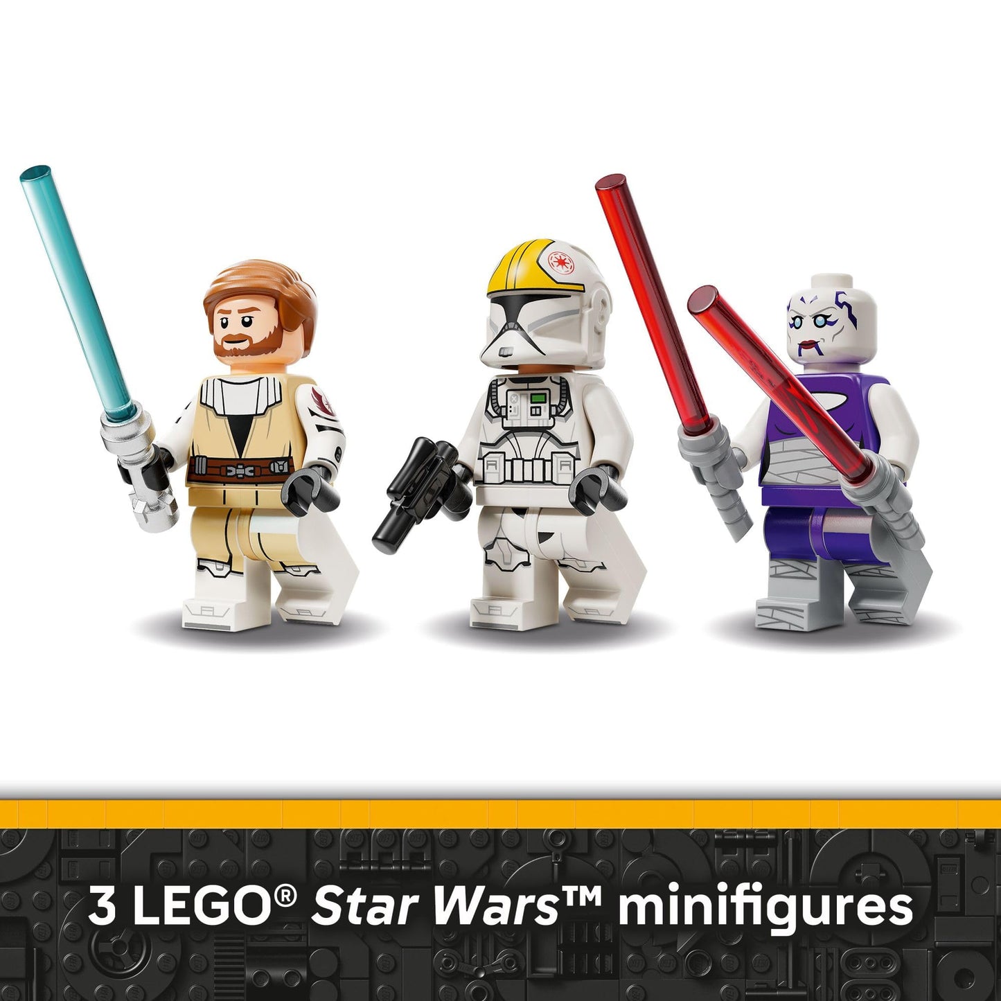 LEGO Star Wars: The Clone Wars V-19 Torrent Starfighter Building Toy - Pretend Play Set for Boys & Girls, Ages 9+ - Starship Model Kit W/ 3