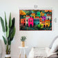 Saintilway Productions Jigsaw Puzzles for Adults 500 Pieces - Colorful and Unique with Poster - Letters on Back - AI Art - Rompecabezas para Adultos