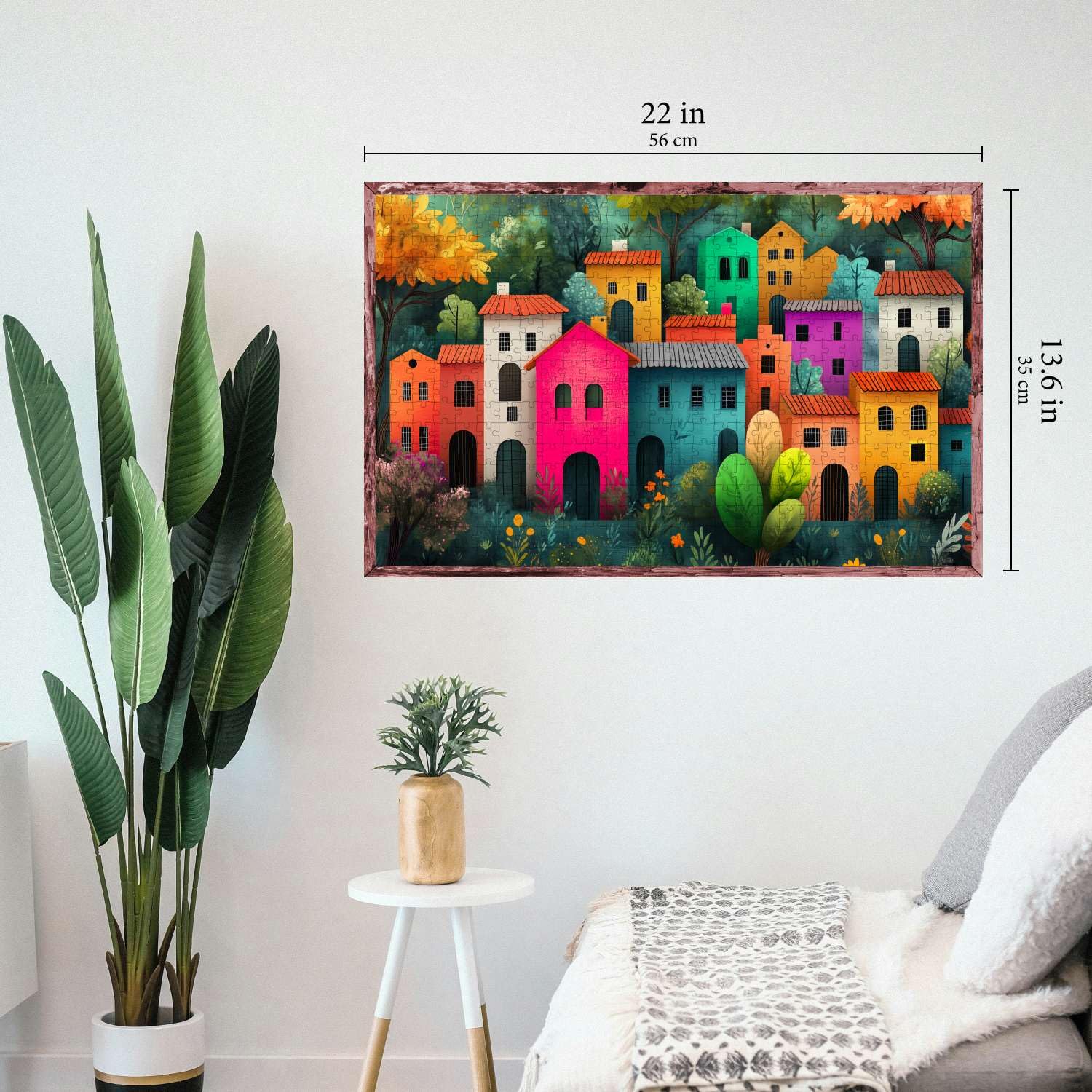 Saintilway Productions Jigsaw Puzzles for Adults 500 Pieces - Colorful and Unique with Poster - Letters on Back - AI Art - Rompecabezas para Adultos