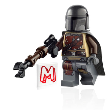 LEGO Star Wars Minifigure - The Mandalorian (with Blaster and Side Display) 75292