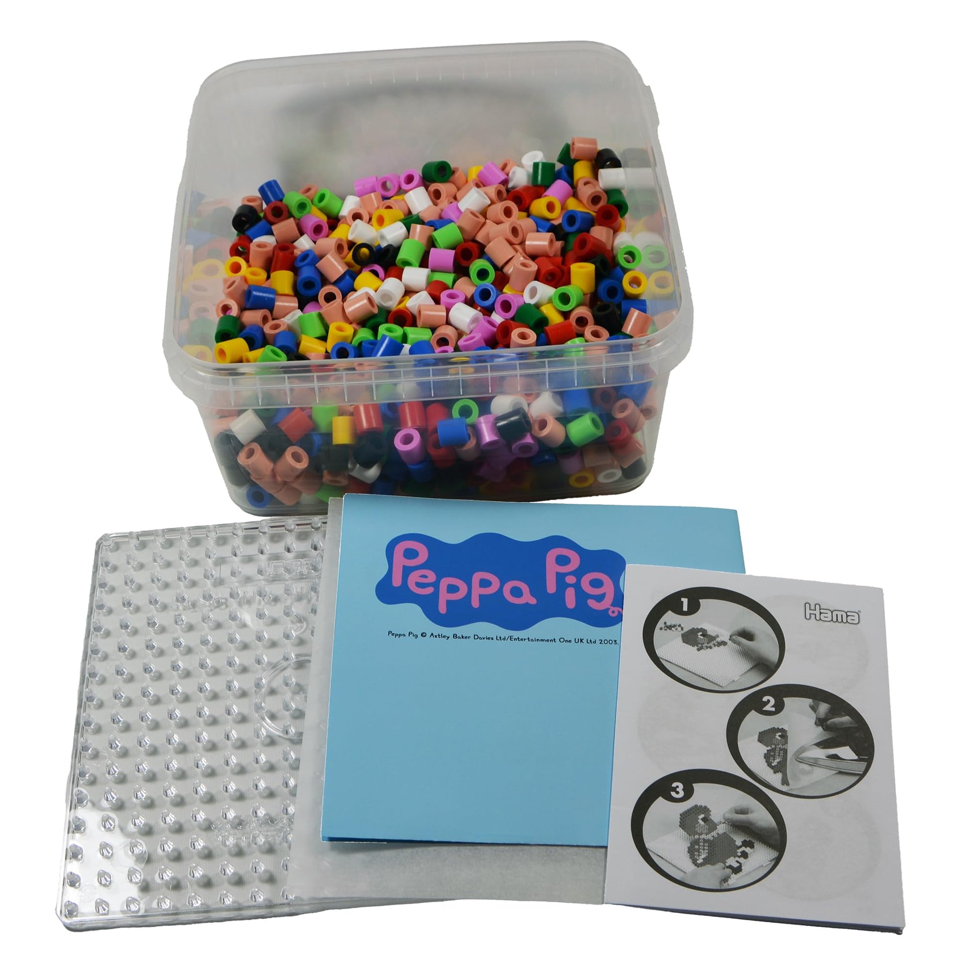 HAMA - Box Peppa Pig - Iron on Beads Maxi Size - Creative Activities