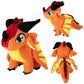 TOLLION Cuddly Soft Plush Wings Dragon Plush Toy Dragon Stuffed Animals Pterosaur Plush Flying Dragon Pillow Plushies Gifts for Fans Adults Kids Boys