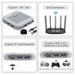 Kinhank Super Console X, Retro Game Console Built-in 35,000+ Games, Video Game Console Systems for 1080P/720P Output, 2 Wireless Controllers