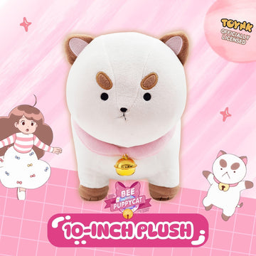 Toynk Bee and Puppycat 10-Inch Plush, Huggable Soft Stuffed Animal