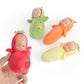 Enjoyin 4 inch Mini Baby Doll Playset Includes 6 Soft Baby Dolls and a Storage Bag Realistic Looking Small Baby Dolls Set for Toddlers