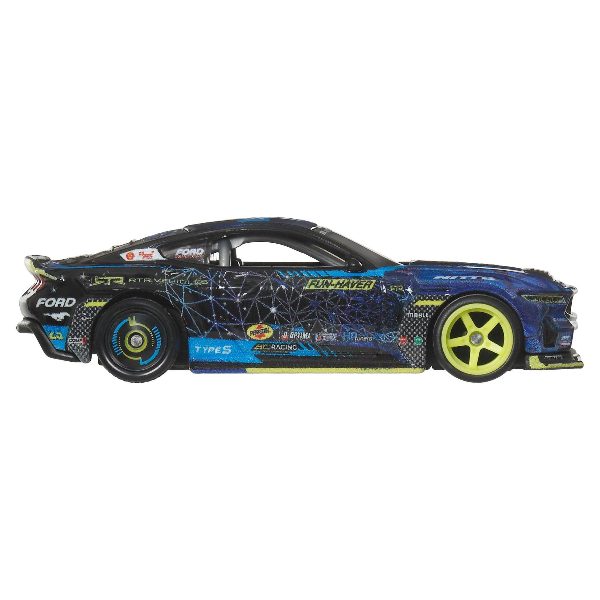 Hot Wheels Premium Car Culture 1:64 Scale Die-Cast 2024 Mustang RTR Spec 5-FD Collectible Vehicle with Real Riders Tires & Metal/Metal Body & Chassis